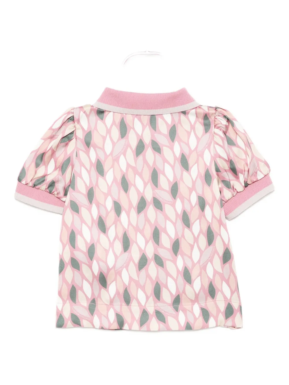 Emporio Armani Kids Poloshirt met print - Roze