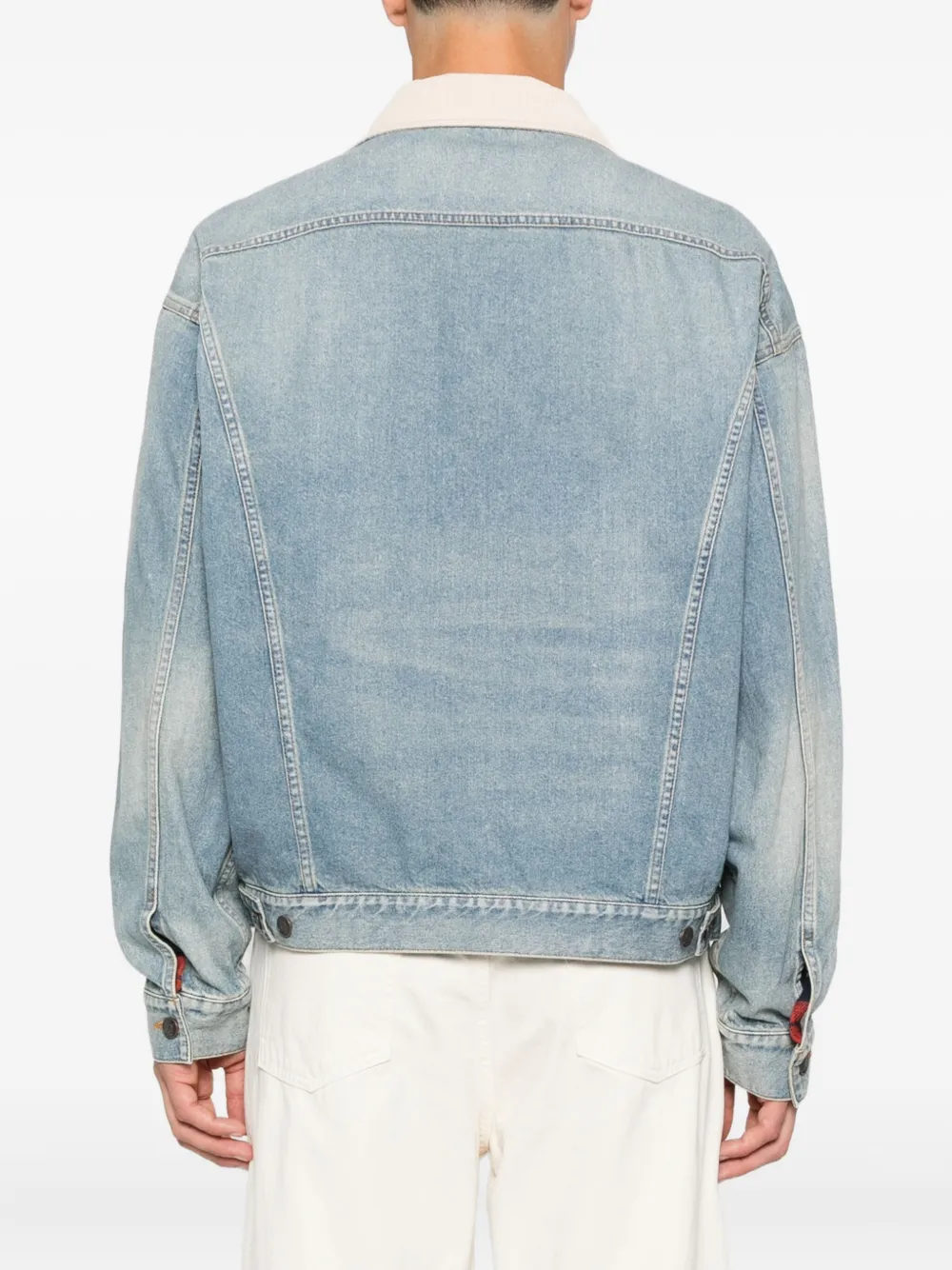 The Row Joret denim jack Blauw