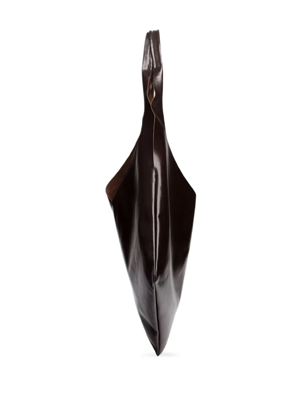 Dienèe La Ep Leather Tote Bag In Brown