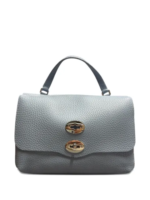 Zanellato double-clasp leather clutch bag