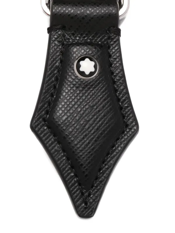 Montblanc レザーキーホルダー | ブラック | FARFETCH JP