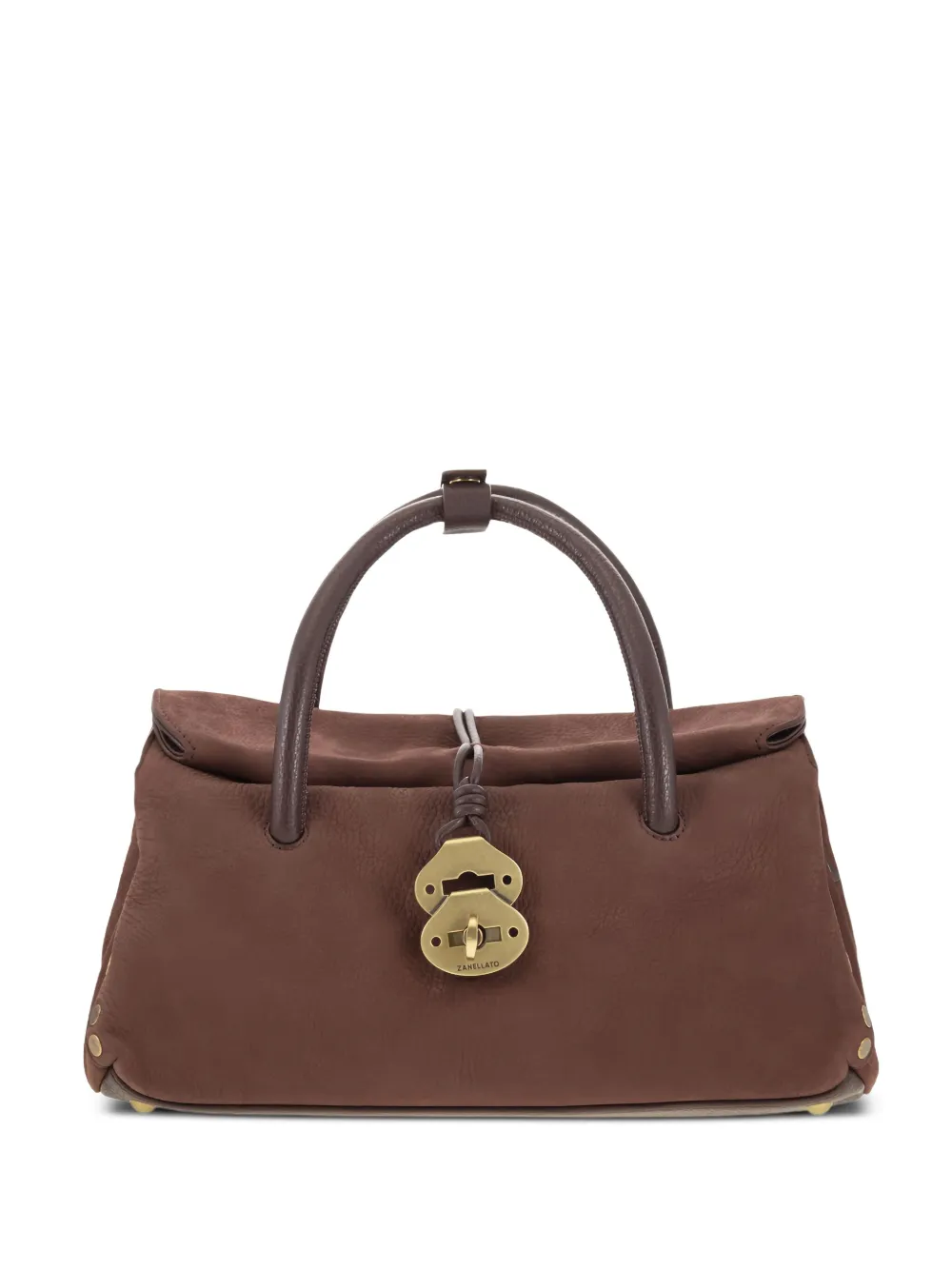 Zanellato top-handles clasp-closure tote bag | Brown | Image 1