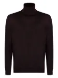 Malo turtleneck virgin-wool sweater - Brown