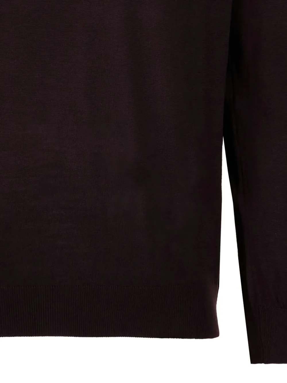 Malo Turtleneck Virgin-wool Sweater In Brown