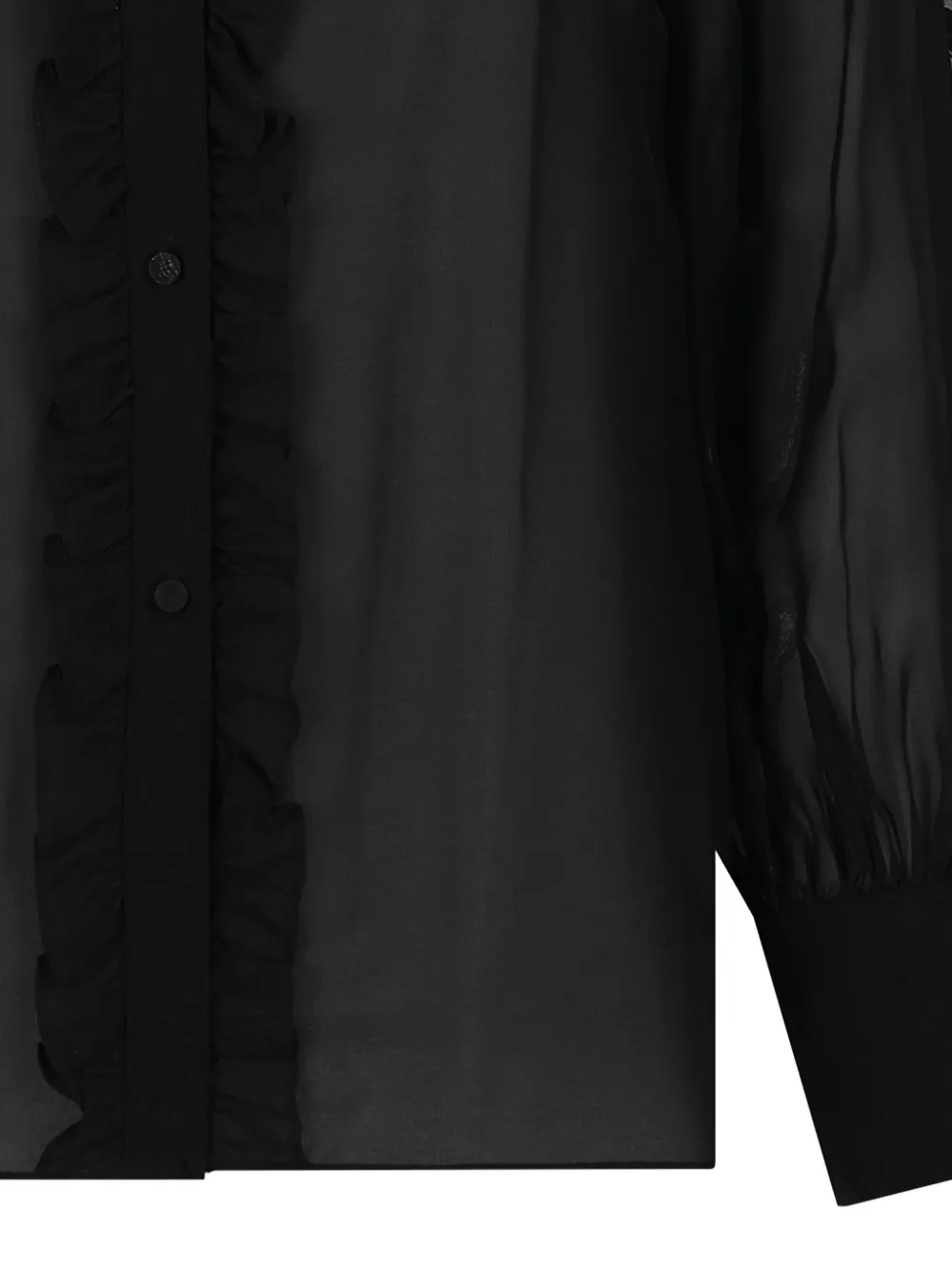 RUFFLED BUTTONED SHIRT