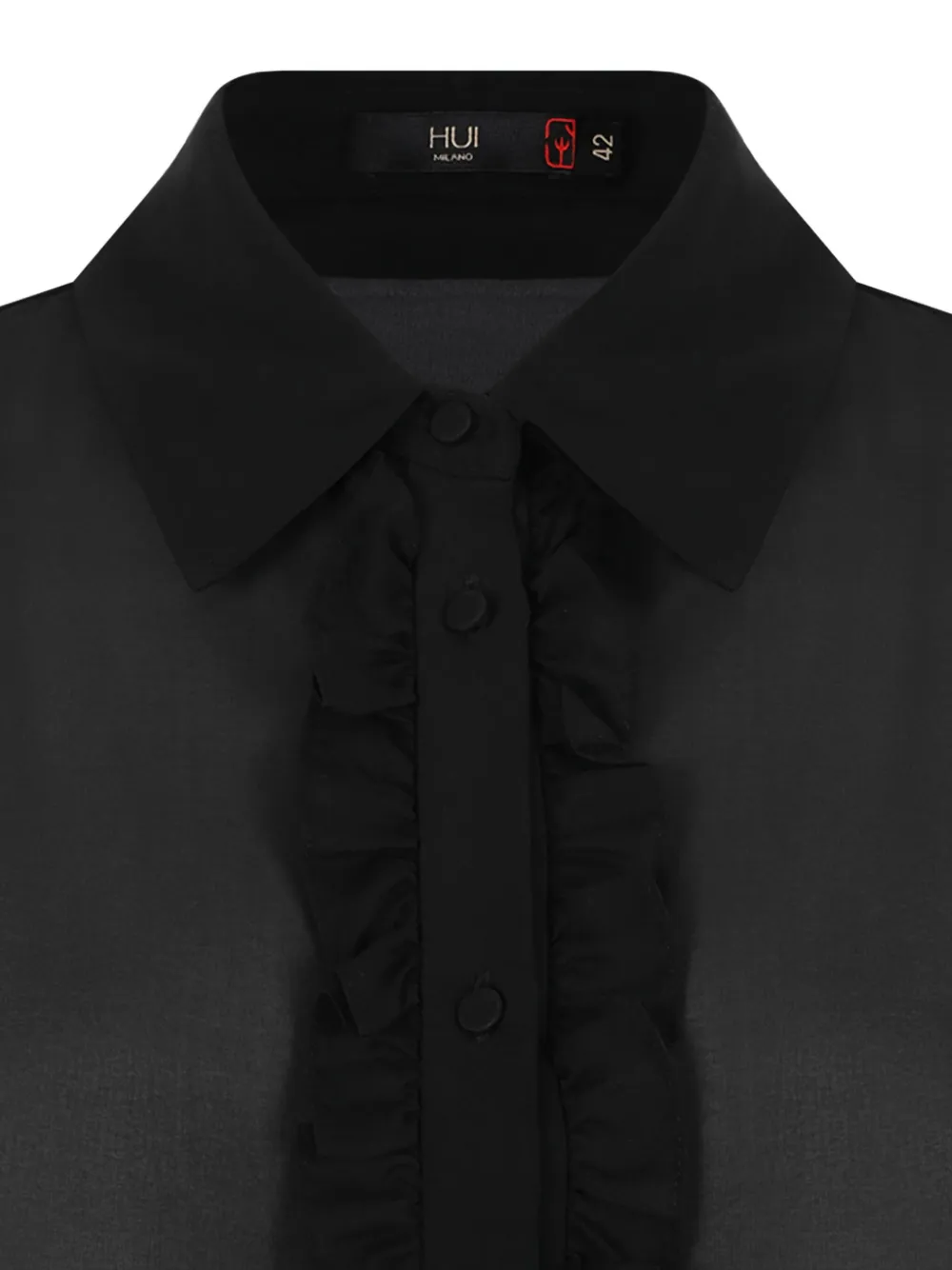 RUFFLED BUTTONED SHIRT