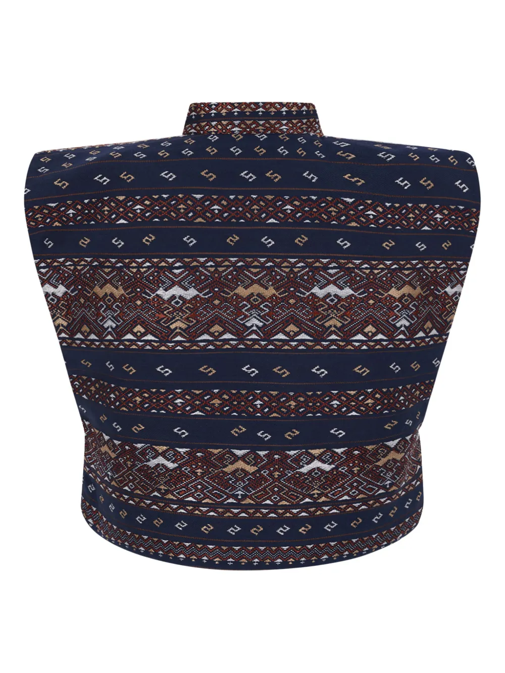 HUI MILANO Striped patterned jacket | Vests & Tank Tops | Image 2