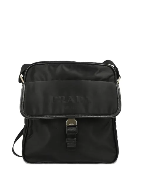 Prada Pre-Owned 2010 logo-plaque shoulder bag