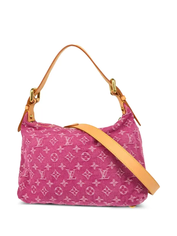 Louis Vuitton Pre-Owned 2006 Monogram Denim Shoulder Bag Pink