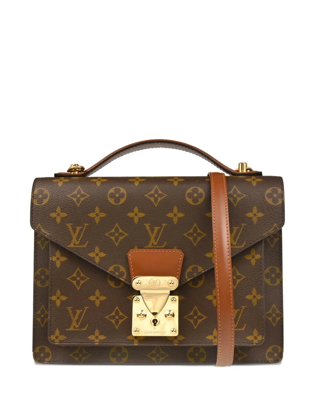 Louis Vuitton Pre-Owned 1999 モンソー26 ビジネスバッグ - ブラウン Louis Vuitton Pre-Owned 1999 モンソー26 ビジネスバッグ - ブラウン