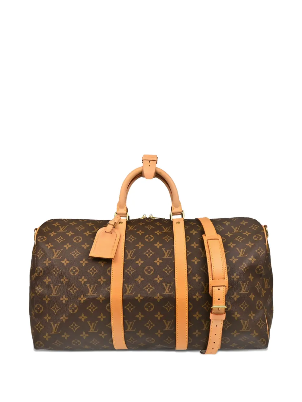 Louis Vuitton Pre-Owned 1998 モノグラム キーポル バンドリエール 50 ダッフルバッグ - ブラウン Louis Vuitton Pre-Owned 1998 モノグラム キーポル バンドリエール 50 ダッフルバッグ - ブラウン
