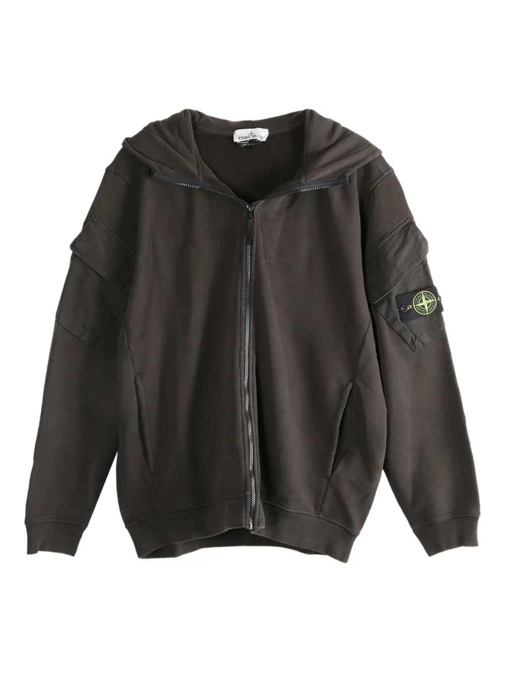 Stone Island zip-up hoodie Grijs