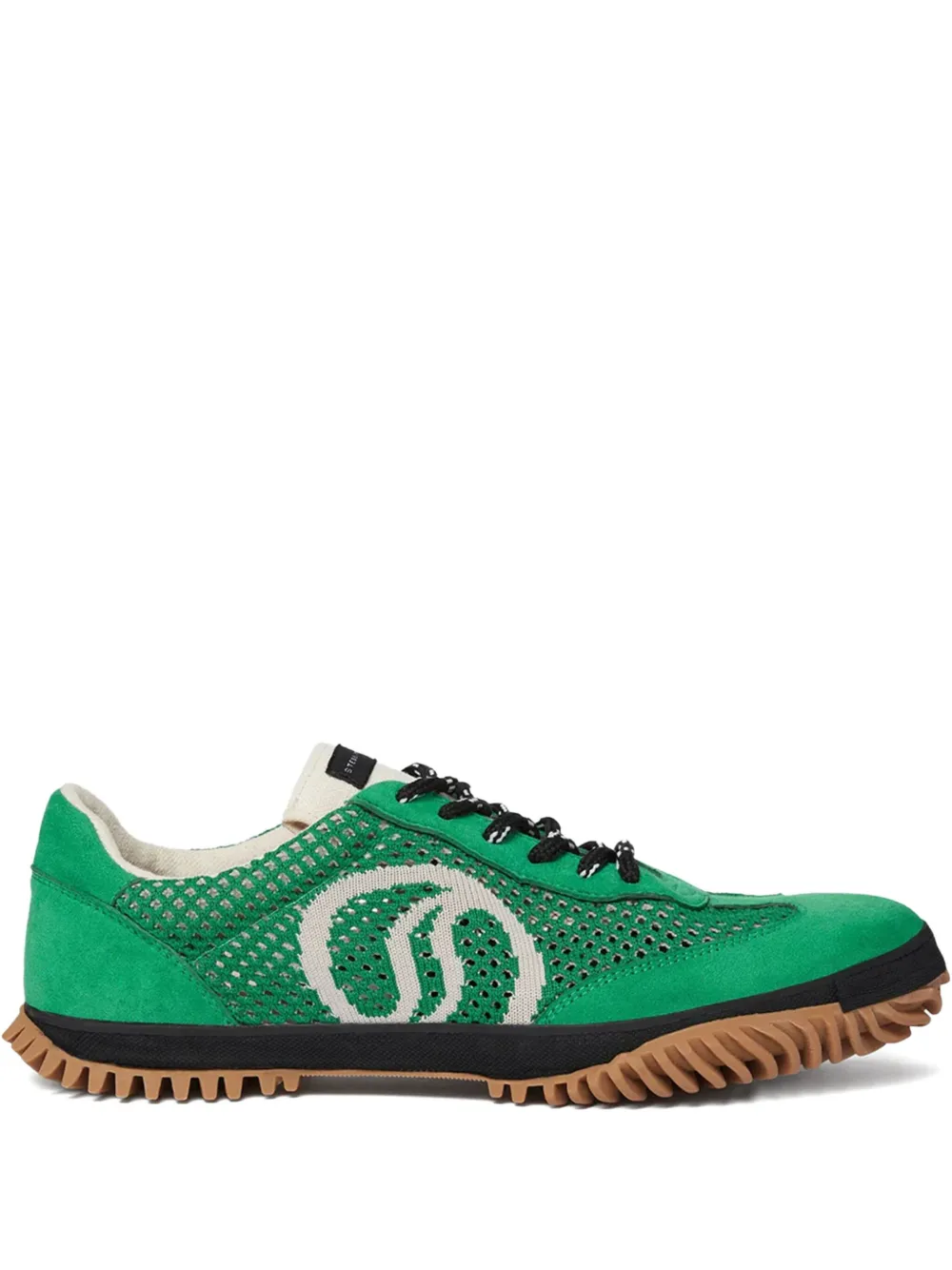 Stella McCartney logo-detail sneakers | Green | Image 1