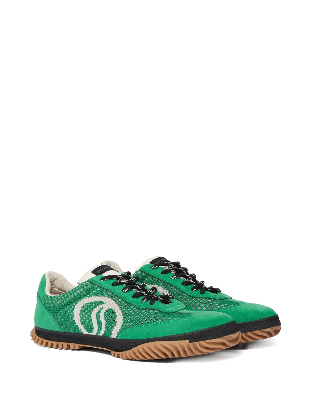 Stella McCartney Sneakers met logodetail - Groen