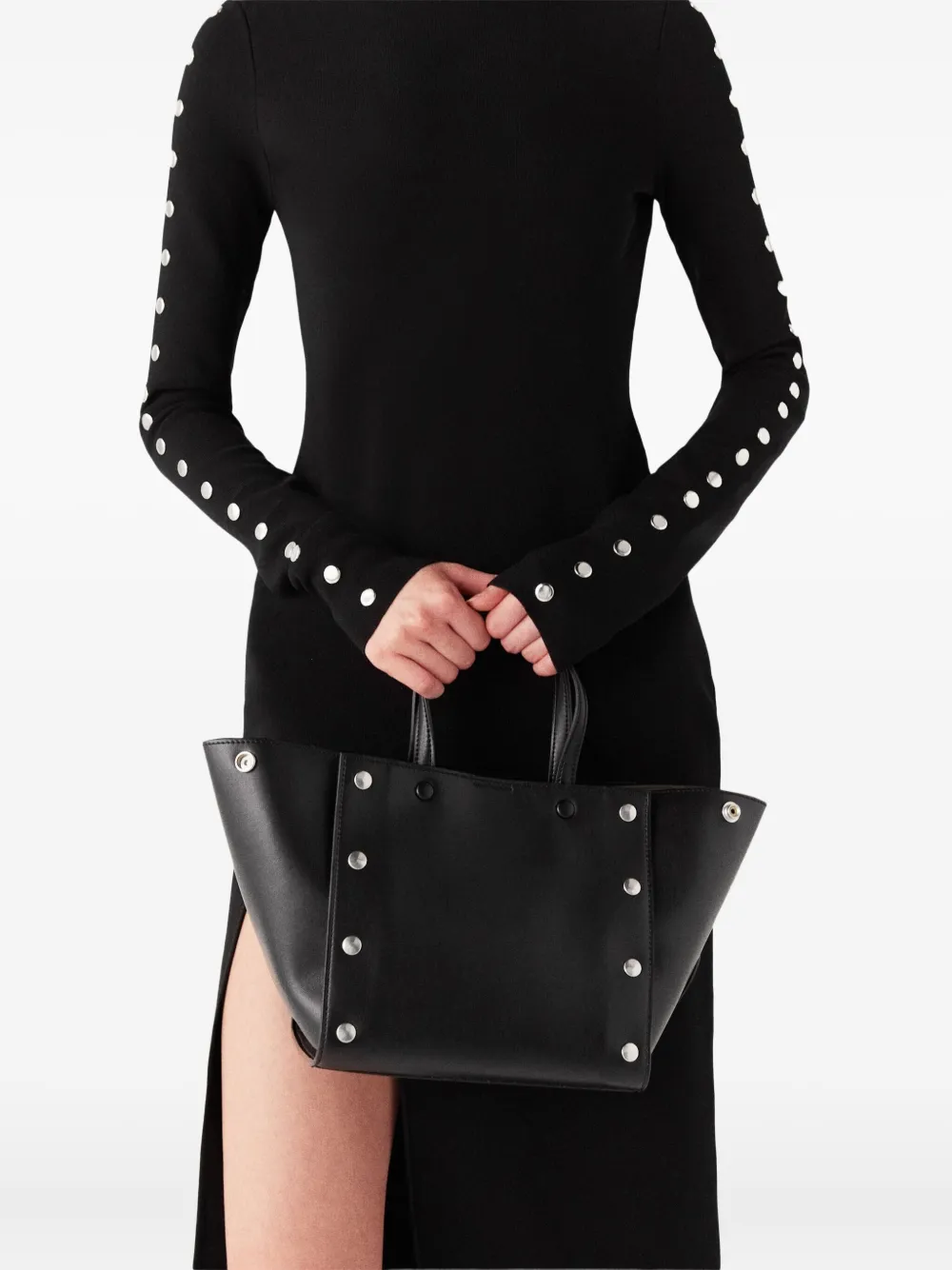 Stella McCartney Stella Studs shopper - Zwart