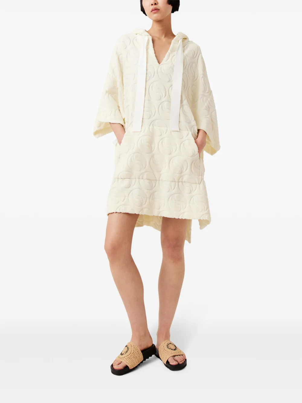 Stella McCartney Geweven slippers Beige