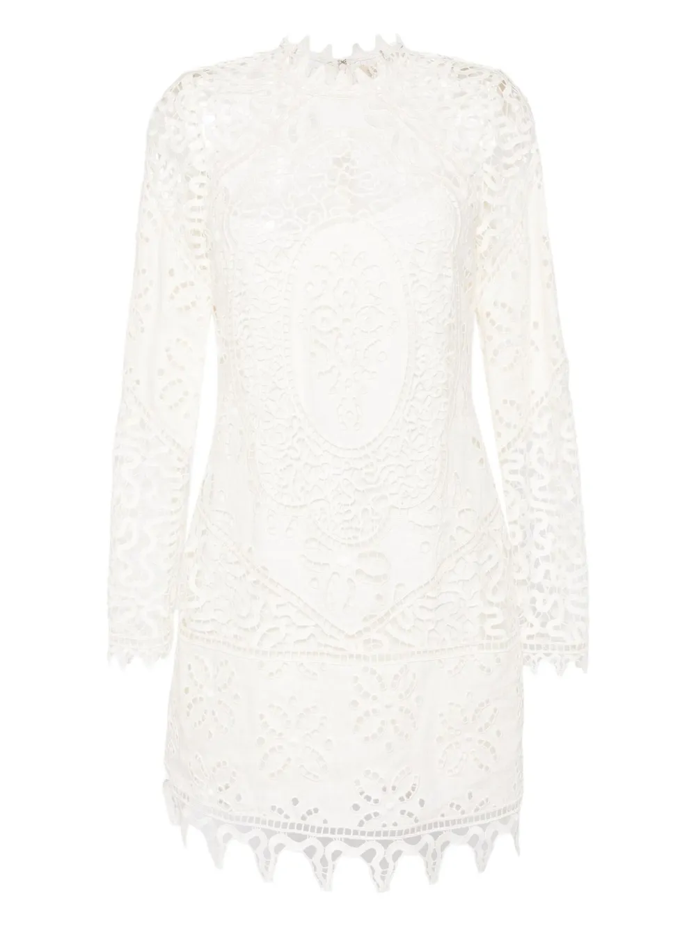 Ulla Johnson lace high-neck dress - ホワイト Ulla Johnson lace high-neck dress - ホワイト