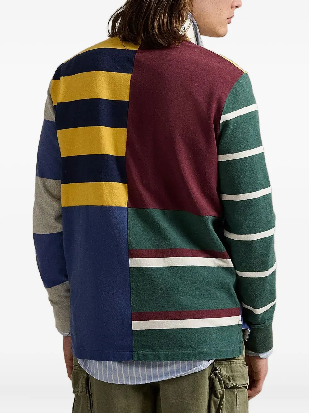 Polo Ralph Lauren Poloshirt met patchwork Groen