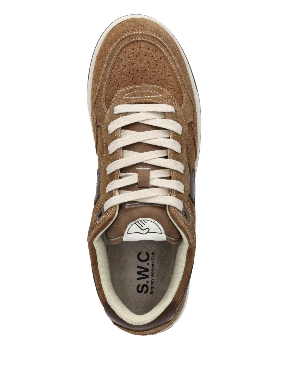 Stepney Workers Club Pro-Cup suede leather sneakers Brown
