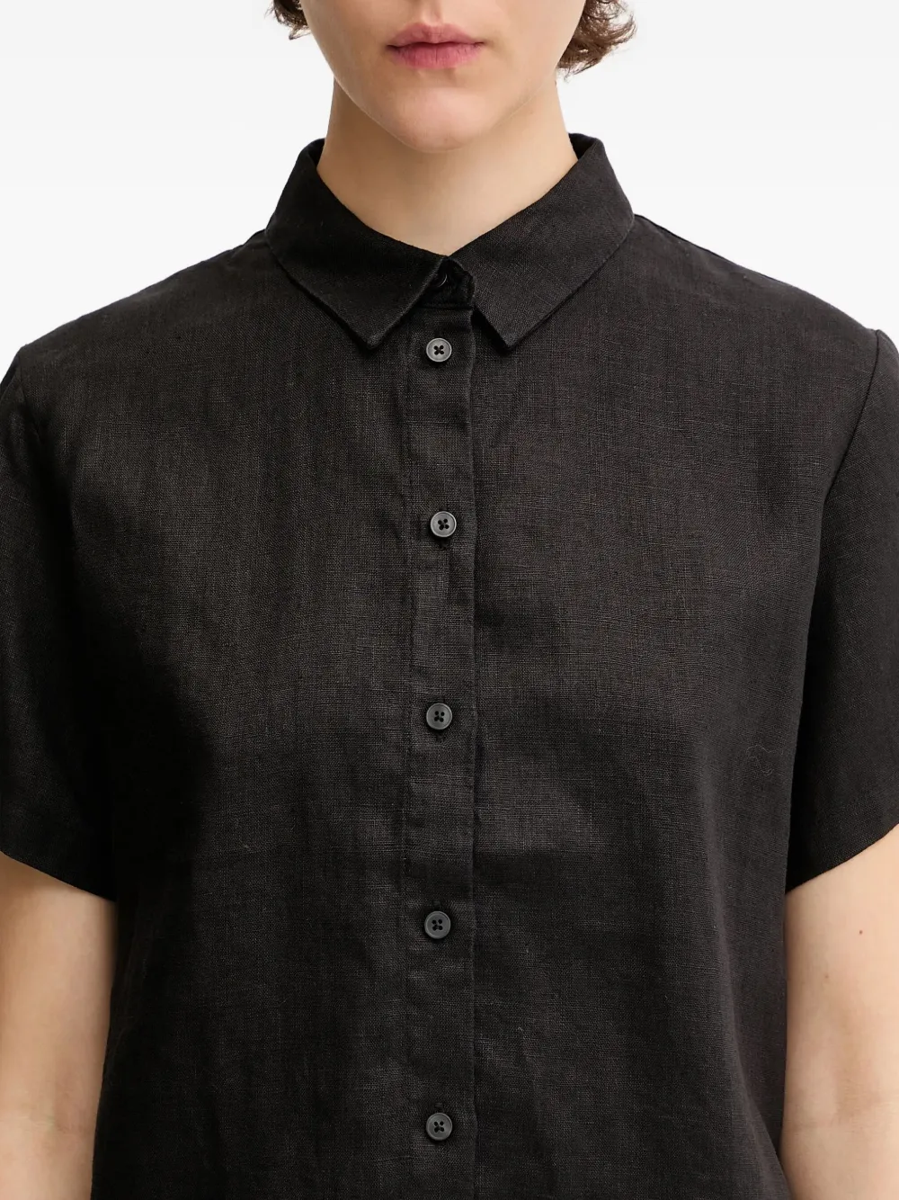 SAMSOE Button-down blouse Zwart