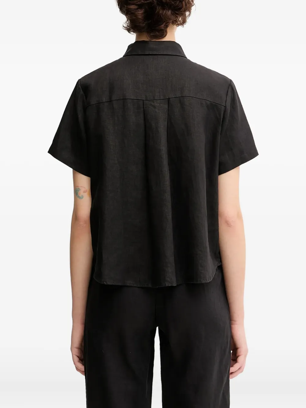 SAMSOE Button-down blouse Zwart