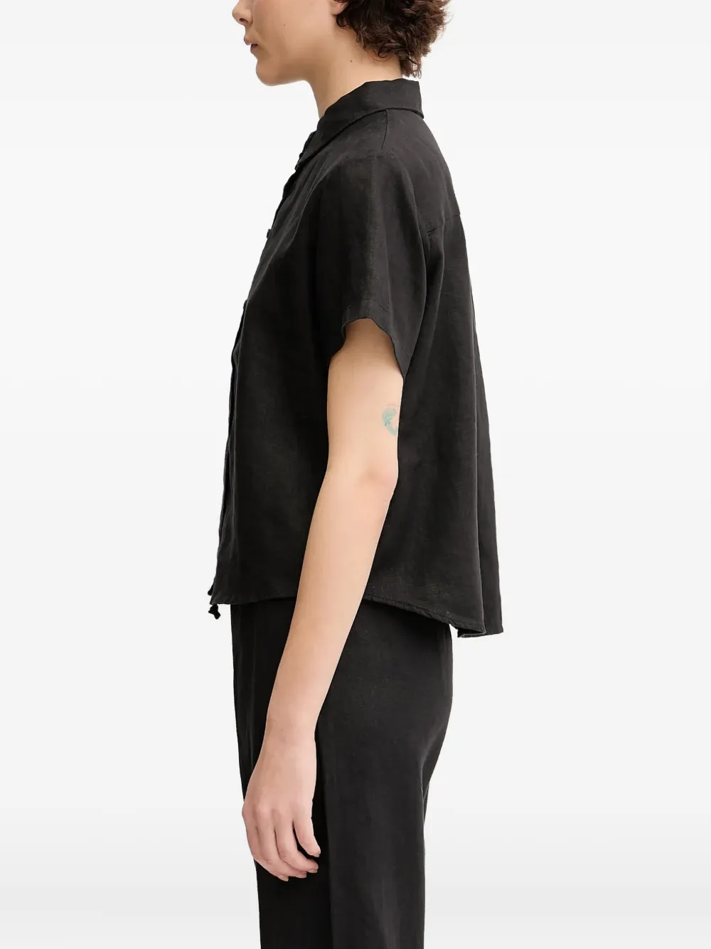 SAMSOE Button-down blouse Zwart