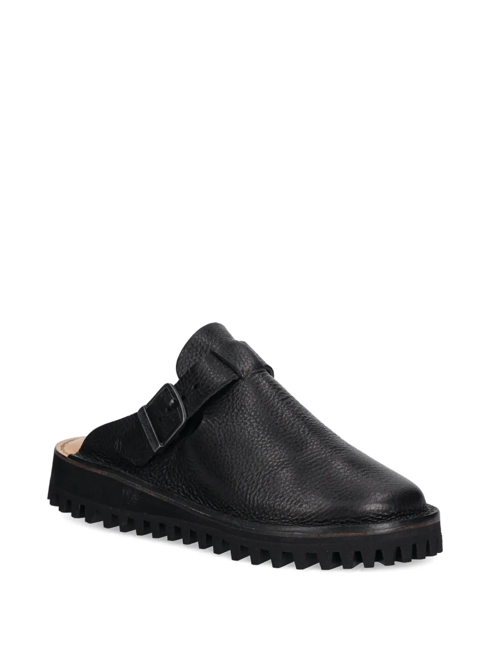 Fracap buckle-fastening leather mules | Women | Image 2