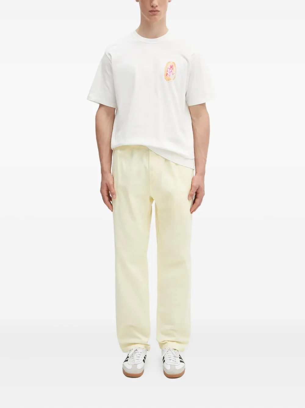 Gramicci Broek met elastische taille Geel