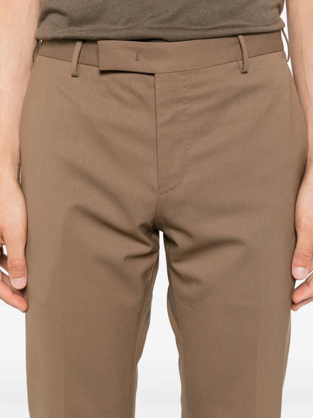 PT Torino Wollen broek Beige