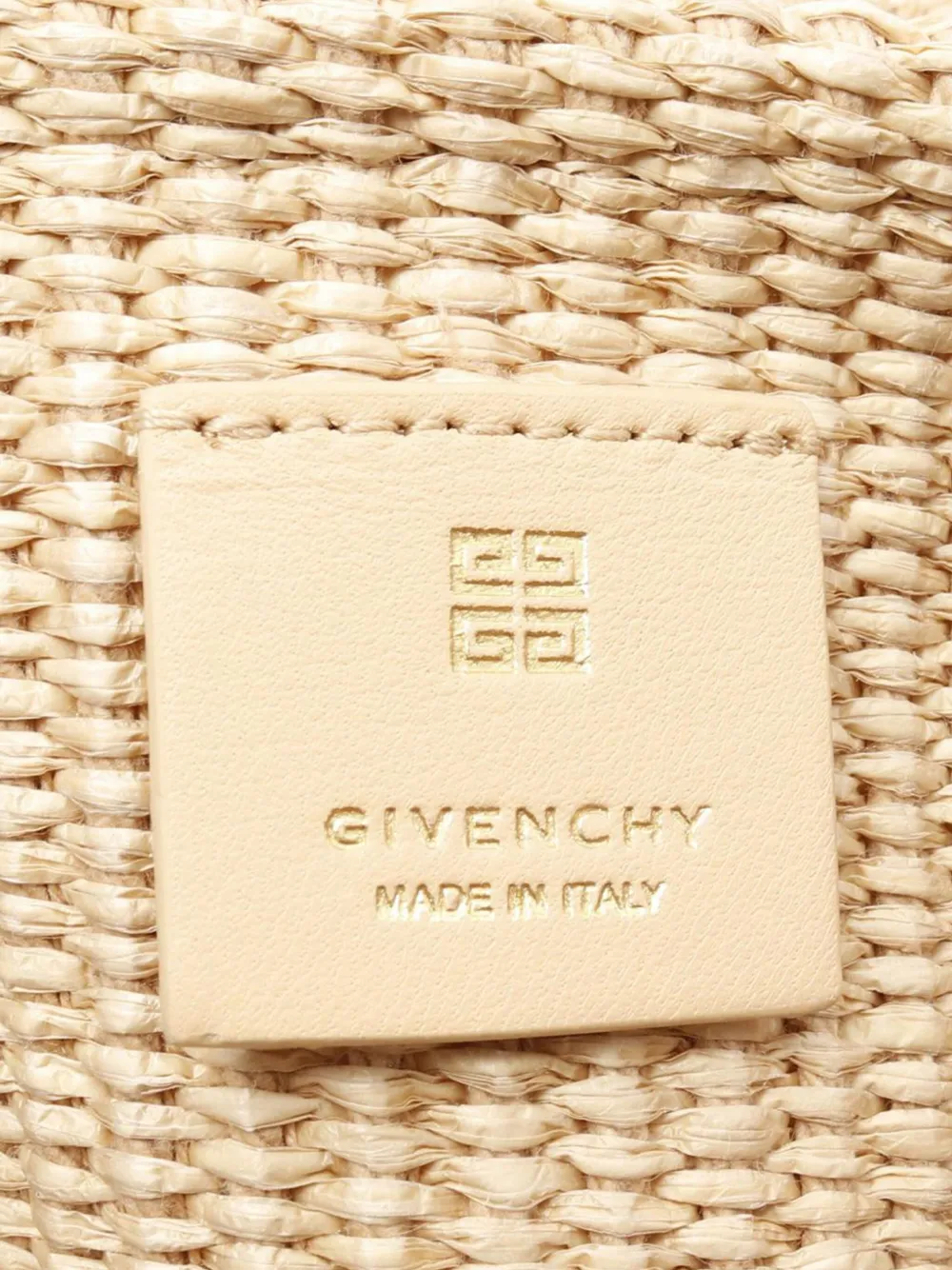 Pre-owned Givenchy 2000-2025 Large Raffia G Shopping Tote Bag