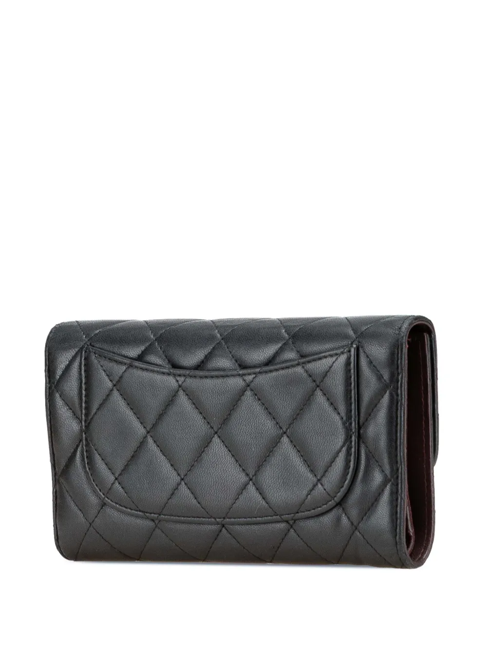 CHANEL Pre-Owned 2013-2014 Small CC Quilted Lambskin Flap Wallet long wallets | Image 2