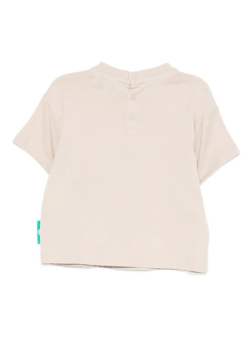 Emporio Armani Asv Bear-print T-shirt In Neutral