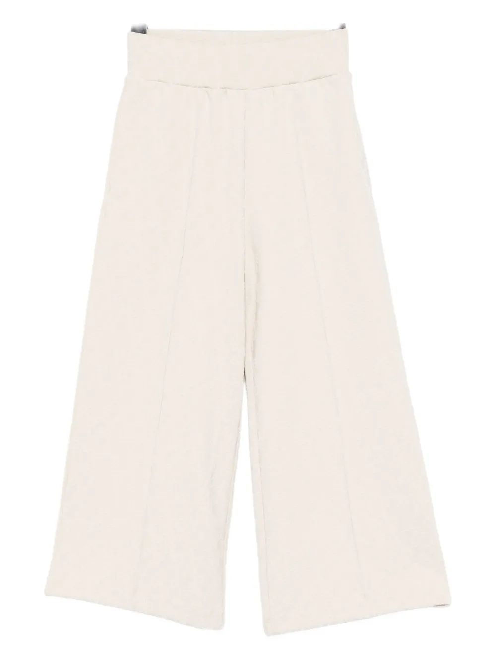 Emporio Armani Monogram Trousers In Neutral