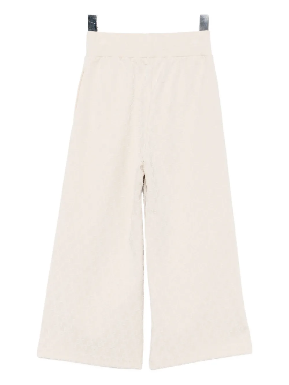 Emporio Armani Monogram Trousers In Neutral
