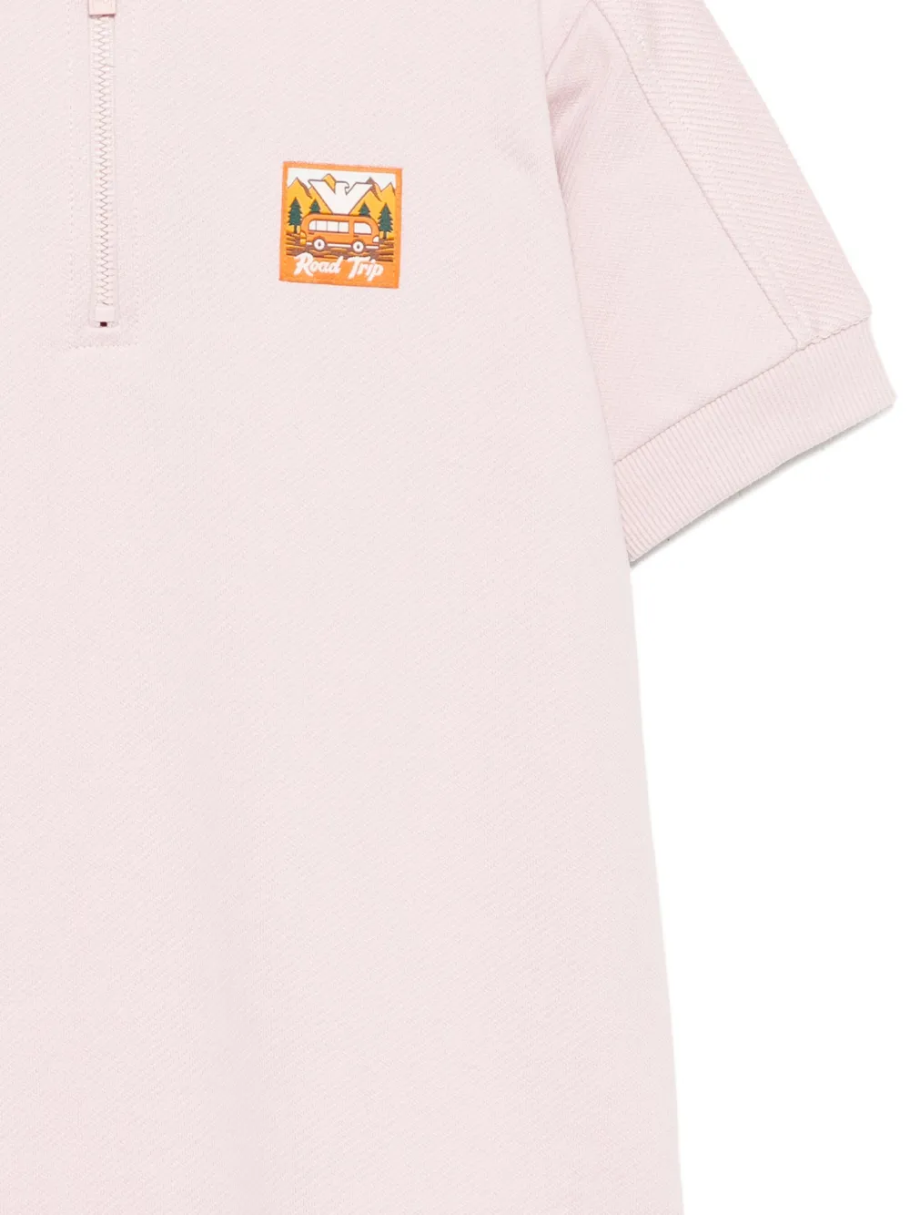 Emporio Armani Asv Cotton Dress In Pink