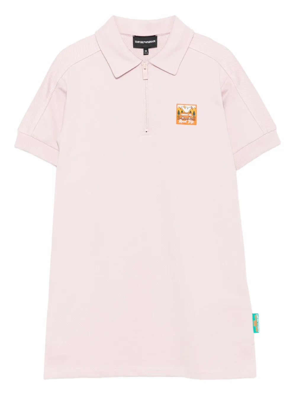 Emporio Armani Kids ASV cotton dress | Pink | Image 1