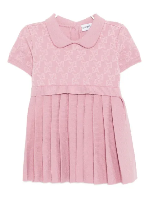 Emporio Armani Kids monogram dress