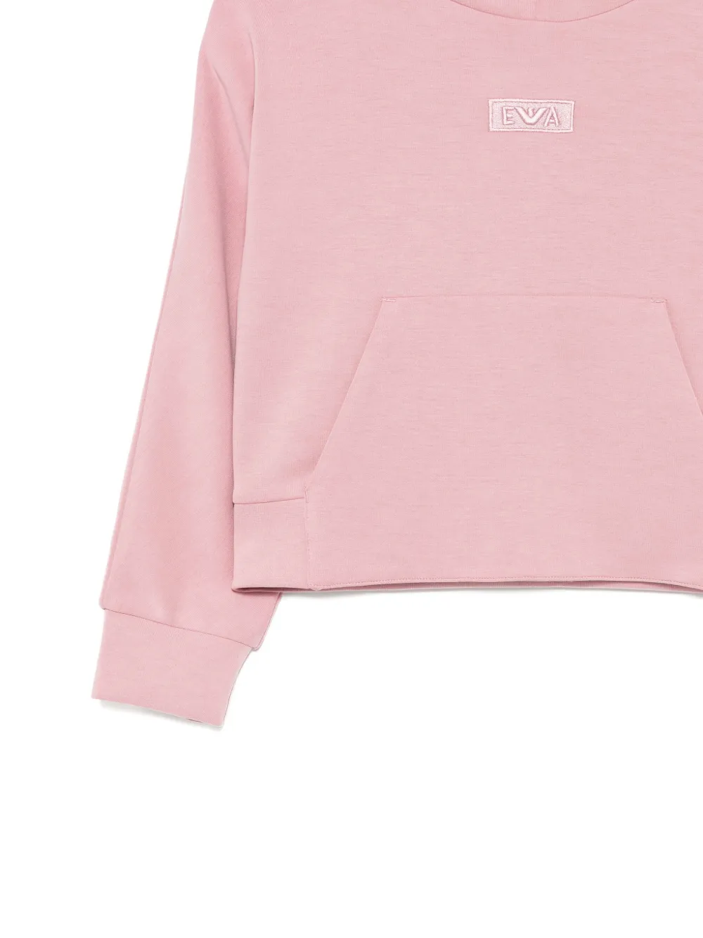 Emporio Armani Kids Hoodie met geborduurd logo Roze