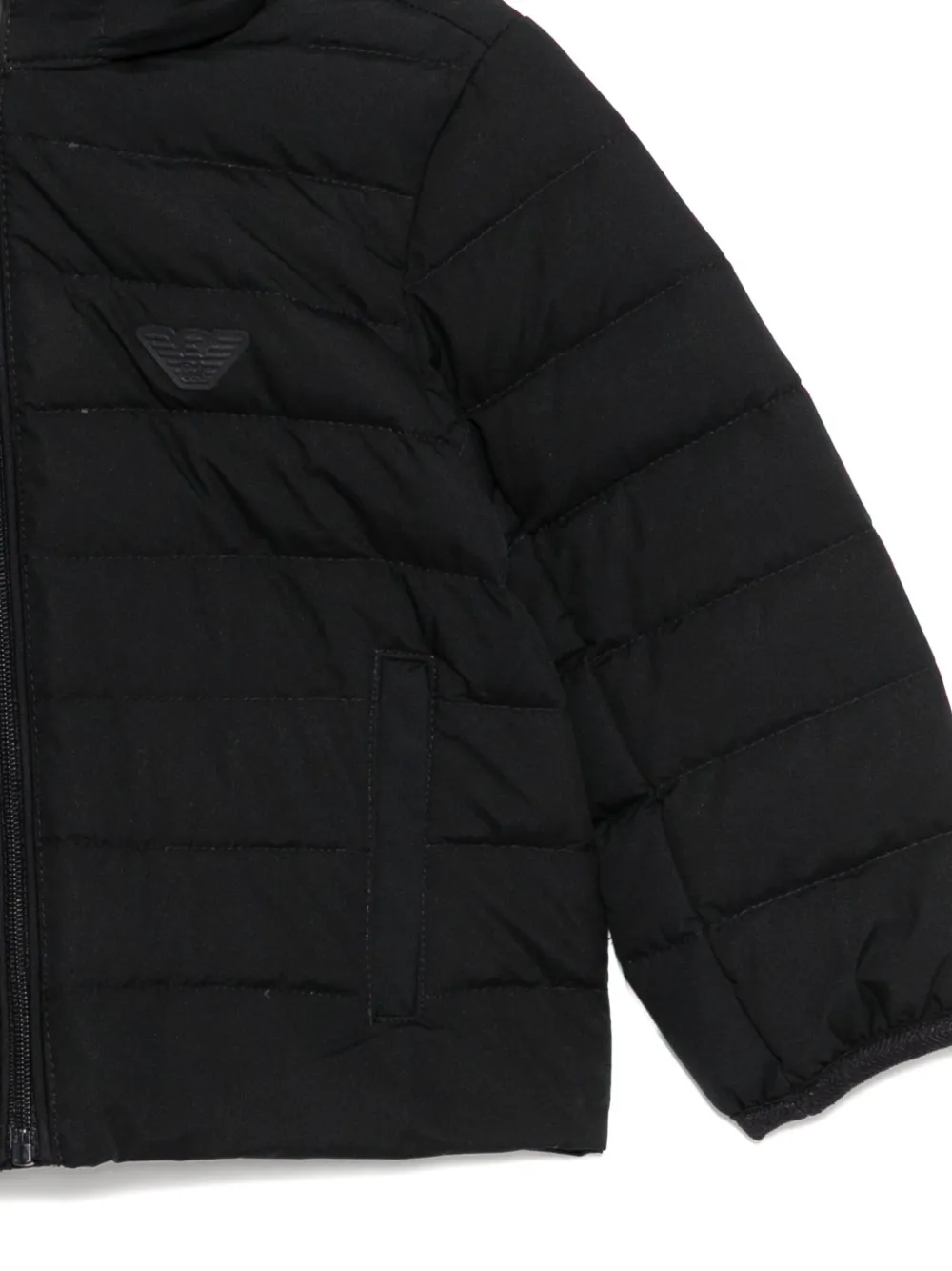 Emporio Armani Kids Jack met logopatch Zwart