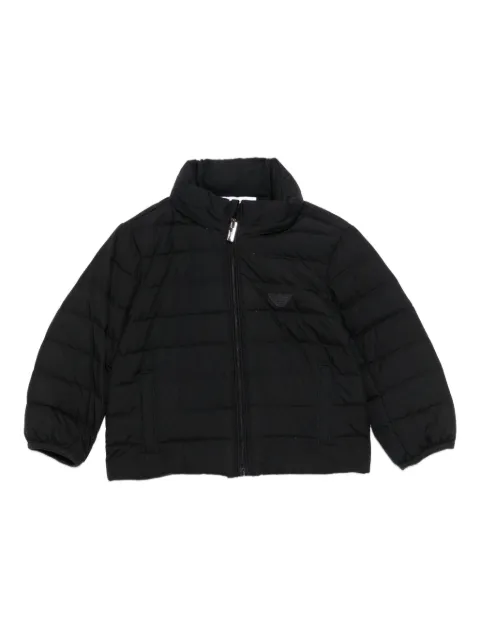 Emporio Armani Kids logo-patched jacket