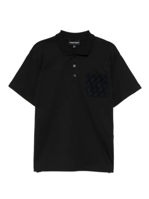 Emporio Armani Kids logo-embossed polo shirt