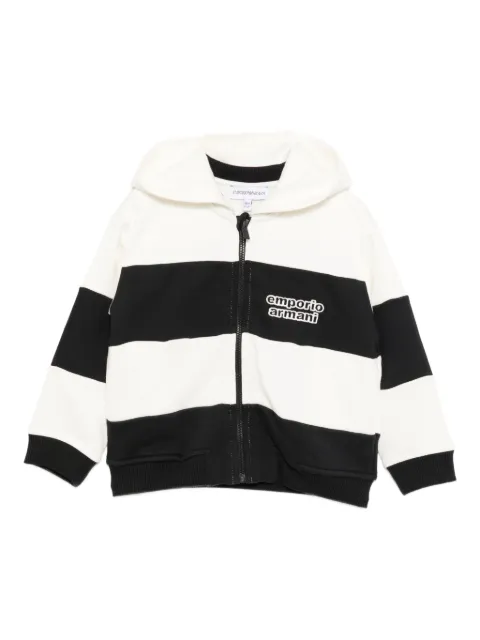 Emporio Armani Kids logo-embroidered jacket