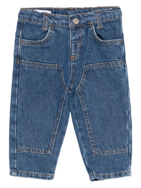 Emporio Armani Kids logo-patched jeans 