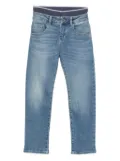 Emporio Armani Kids logo layered jeans - Blue