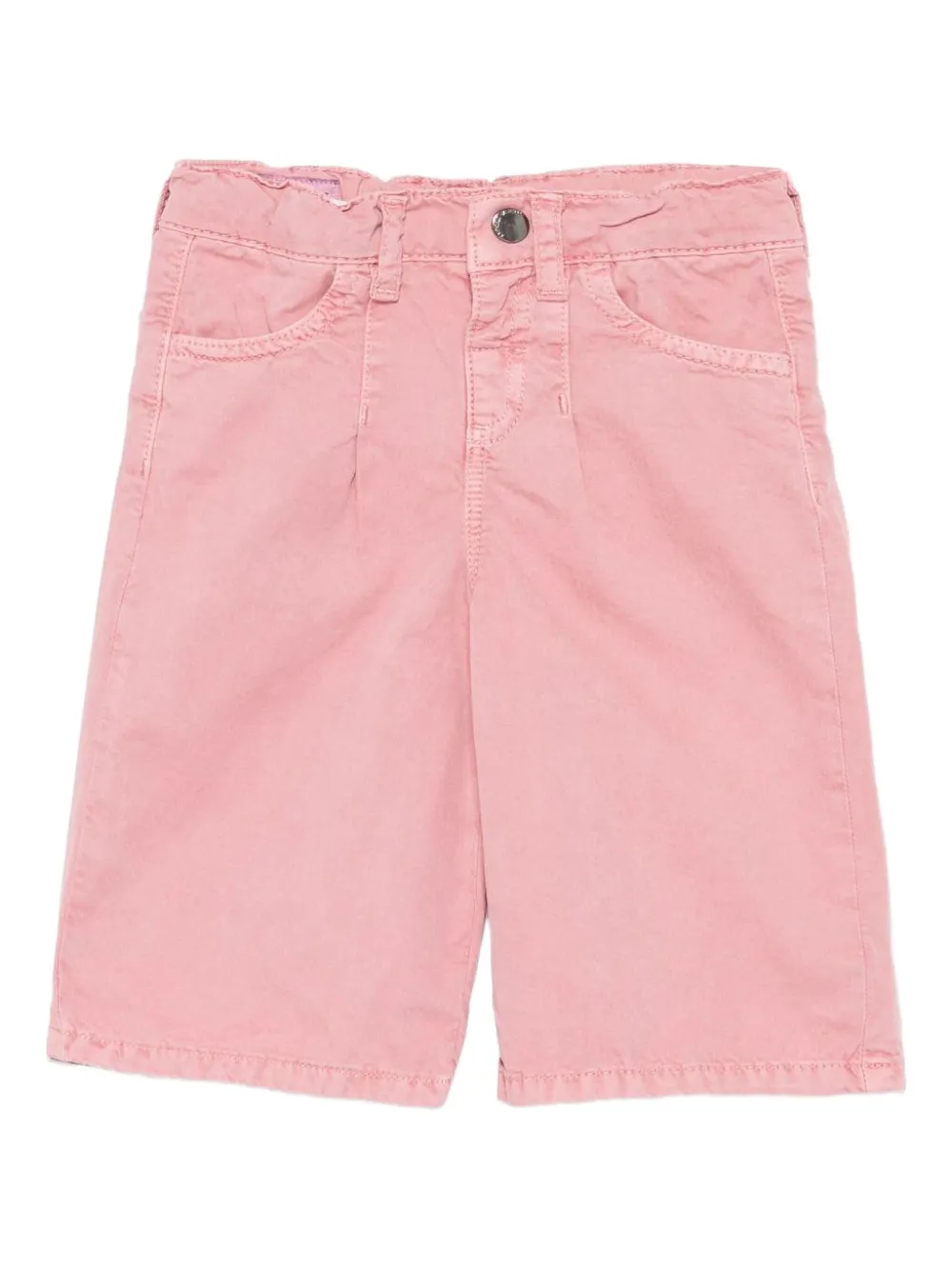Emporio Armani Kids logo-appliqué shorts | Pink | Image 1