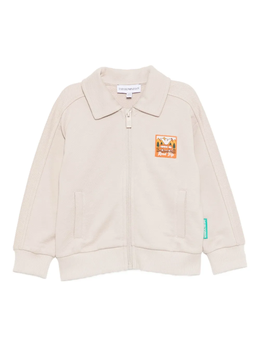 Emporio Armani Kids ASV Manga Bear jacket - Toni neutri