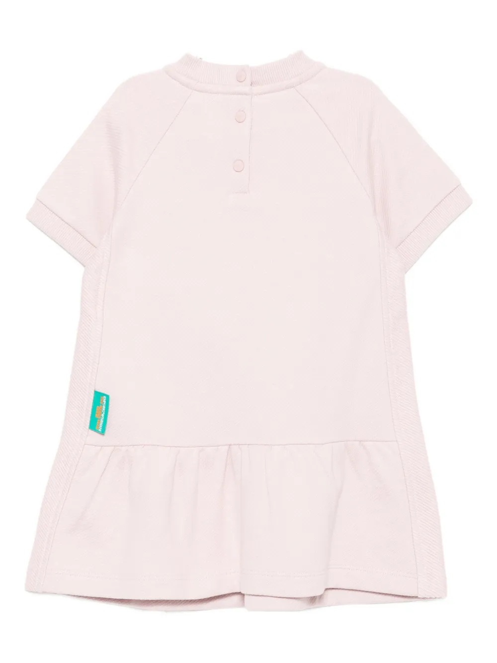Emporio Armani Kids ASV katoenen jurk - Roze