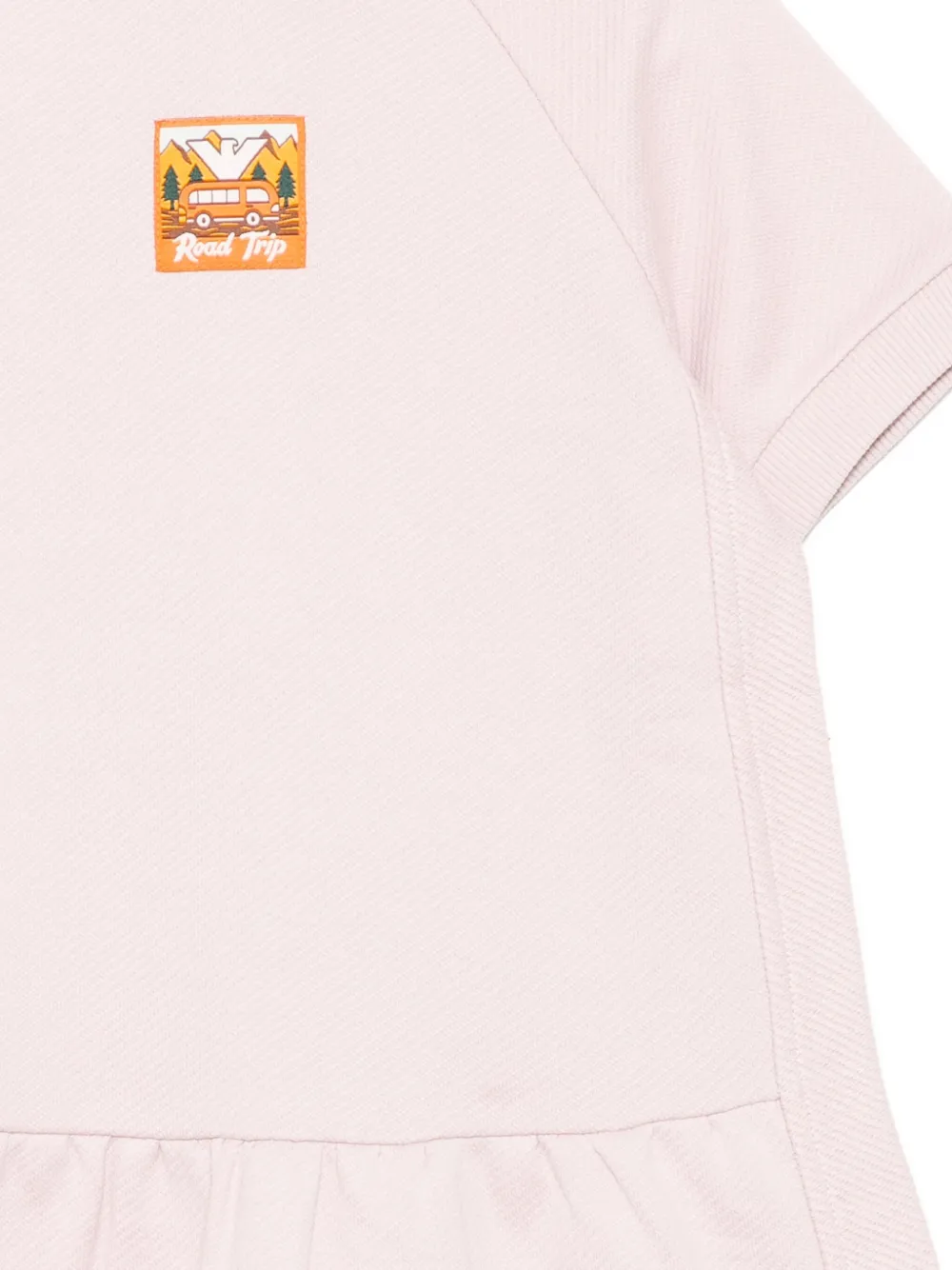 Emporio Armani Asv Cotton Dress In Pink