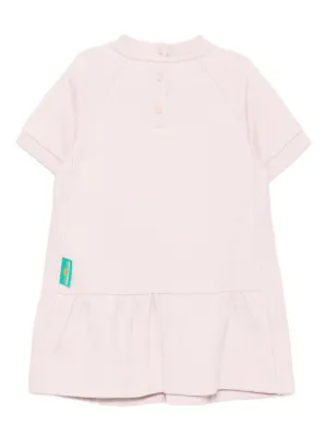 エンポリオ アルマーニ ジャカードレタリングジャージーフレアワンピース キッズ エンポリオアルマーニ ジャカードレタリングジャージーフレア