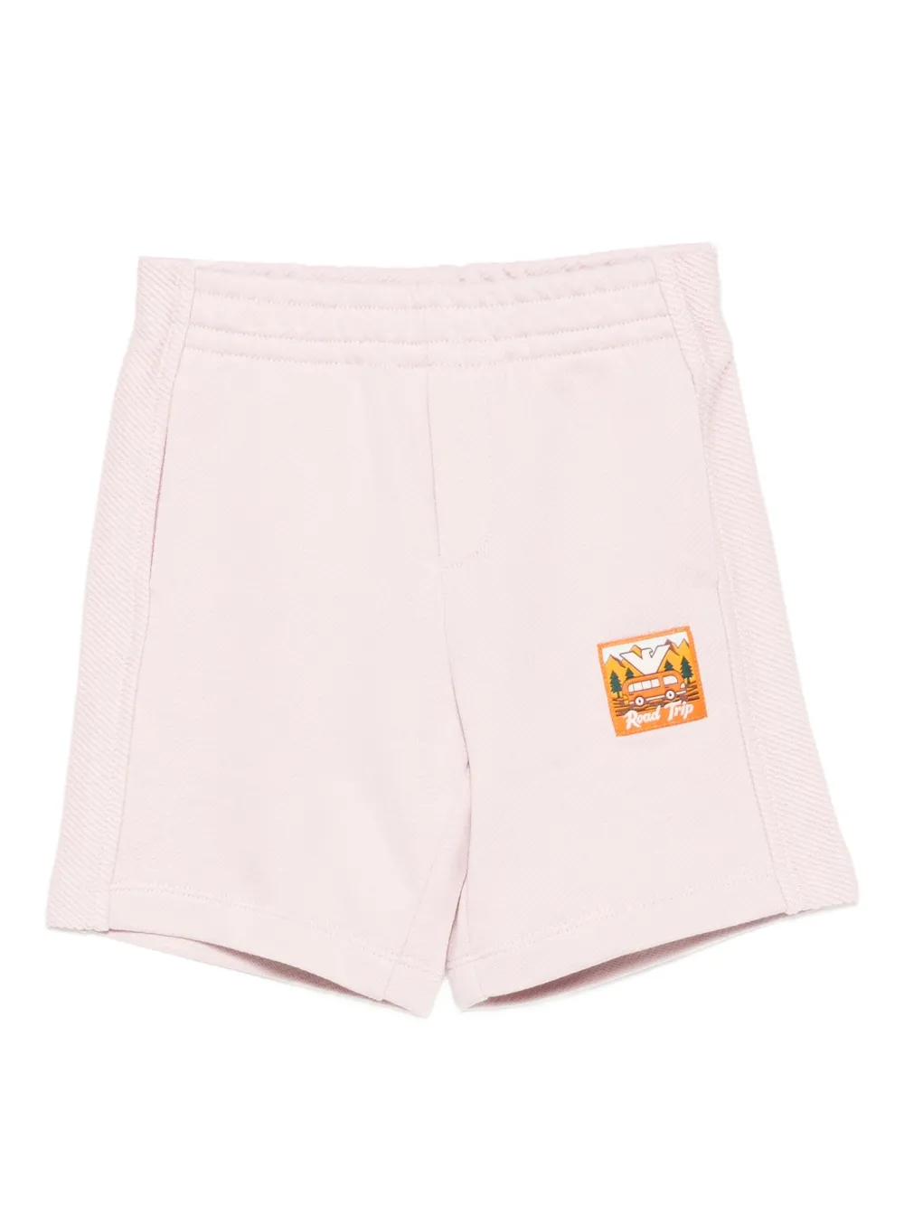 Emporio Armani Kids panelled cotton shorts | Pink | Image 1